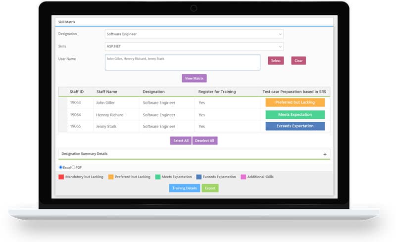 Skills and Training Management Software